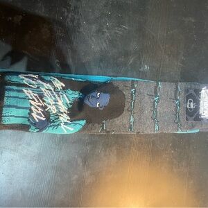 Exorcist Gray and Teal Casual Socks